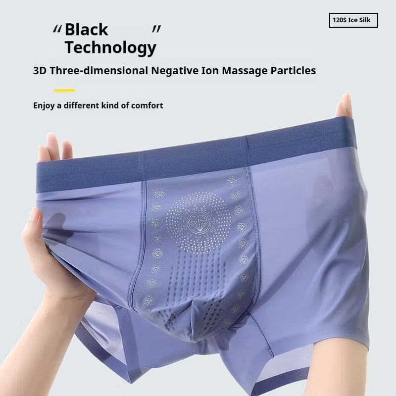 💝Buy 2 Get 1 Free❤️‍🔥Ice Silk Traceless Antibacterial Men's Underwear