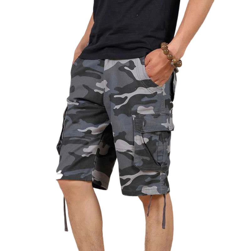 Men's Cotton Blend Camouflage Cargo Shorts