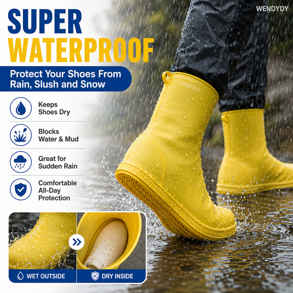 💕Buy 1 Get 1 Free😘Thick Wear-Resistant Waterproof Shoe Cover
