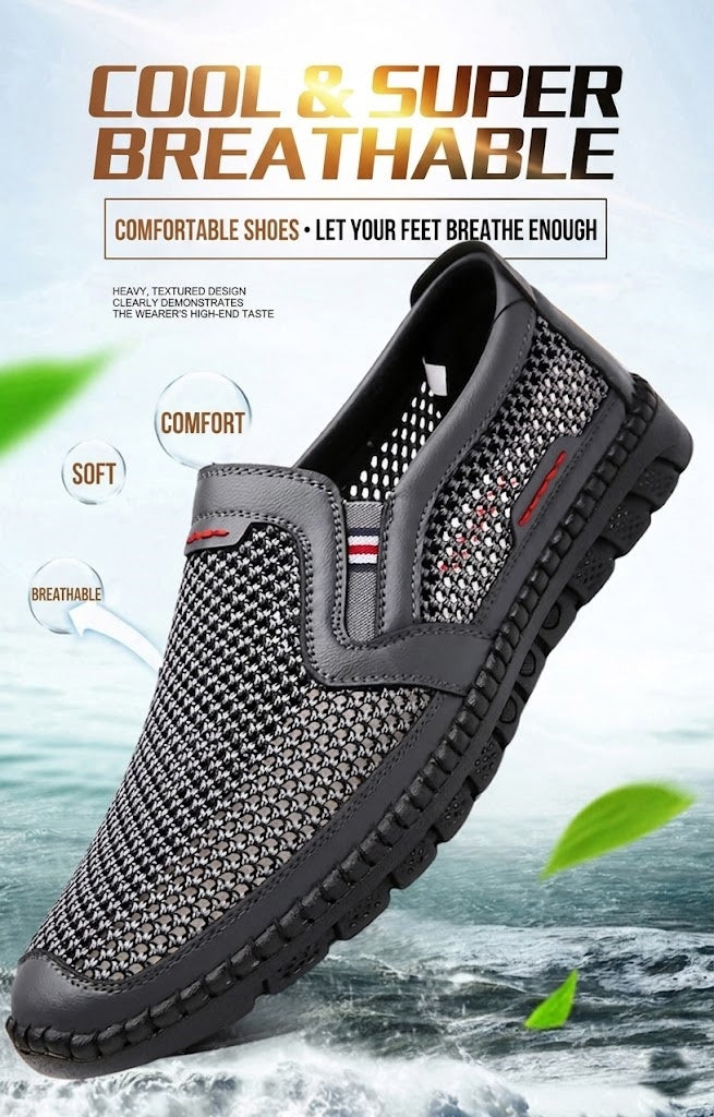 Men's Ultra Breathable Mesh Slip-On Shoes