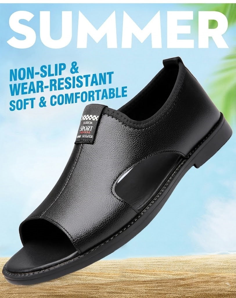 Men's Open-Toe Roman Style Slip-On Sandals