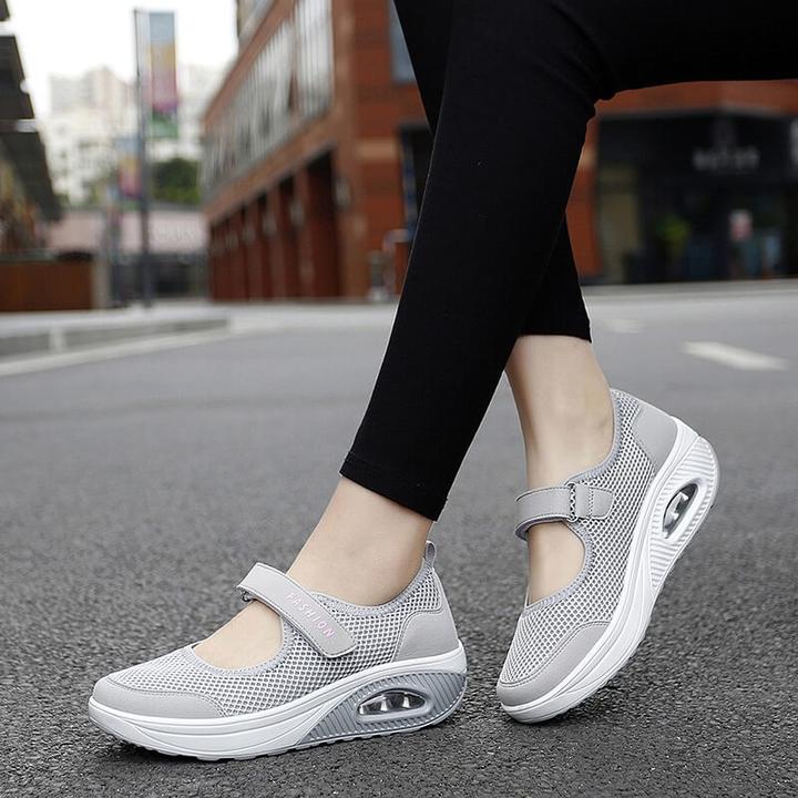 Women's stretchablebreathable lightweight walkingshoes