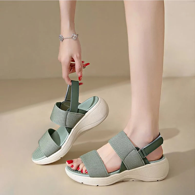 Women's Velcro Platform Sandals