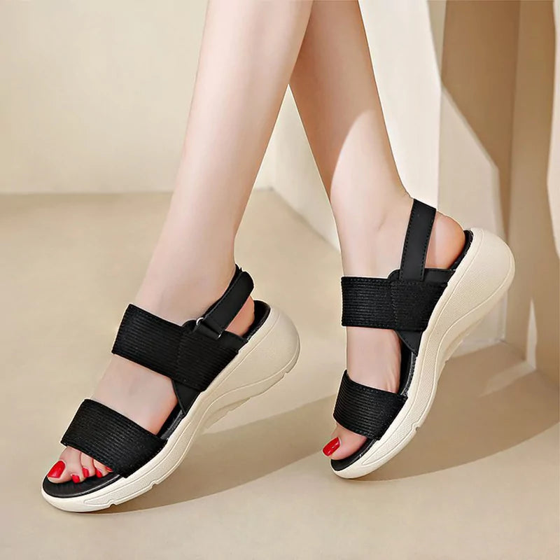 Women's Velcro Platform Sandals