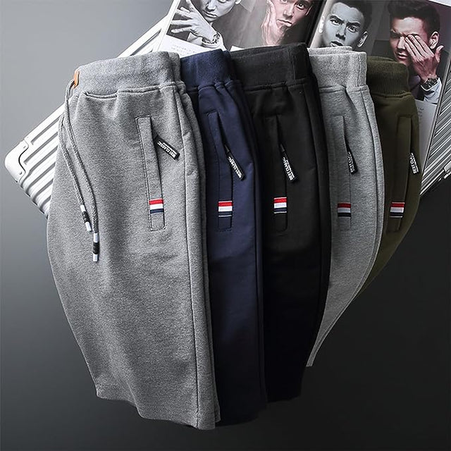 Men's Casual Elastic Waist Drawstring Shorts