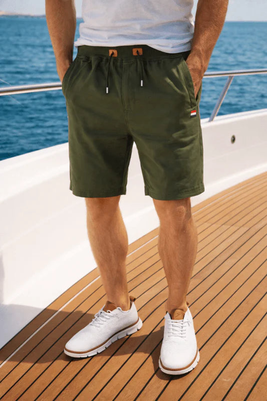 Men's Casual Elastic Waist Drawstring Shorts