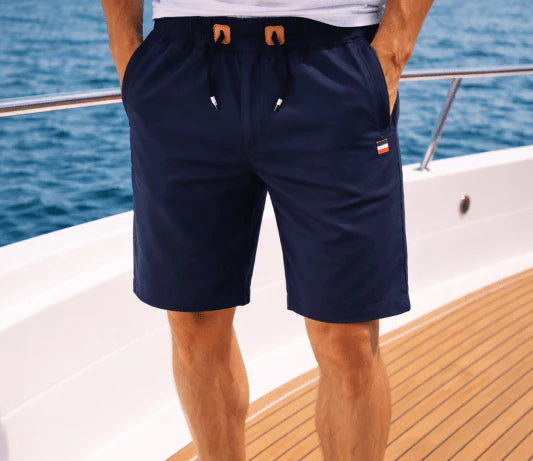 Men's Casual Elastic Waist Drawstring Shorts