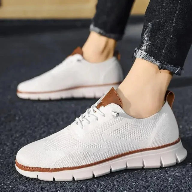 Men's Summer Casual Breathable Knit Oxford Shoes