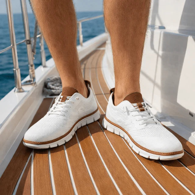 Men's Summer Casual Breathable Knit Oxford Shoes