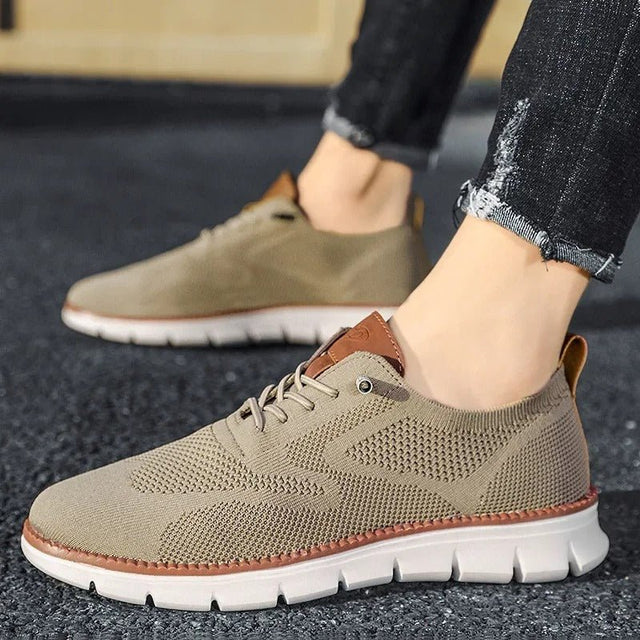 Men's Summer Casual Breathable Knit Oxford Shoes
