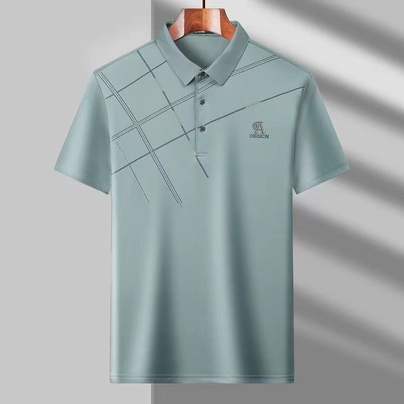 Men's Ice Silk Cool Short Sleeve