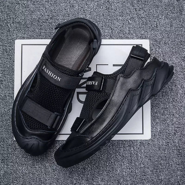 Men's Breathable Closed-Toe Sandals