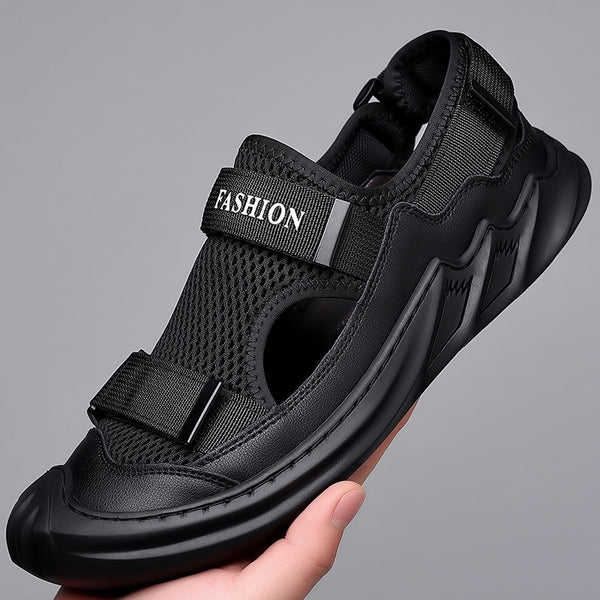 Men's Breathable Closed-Toe Sandals