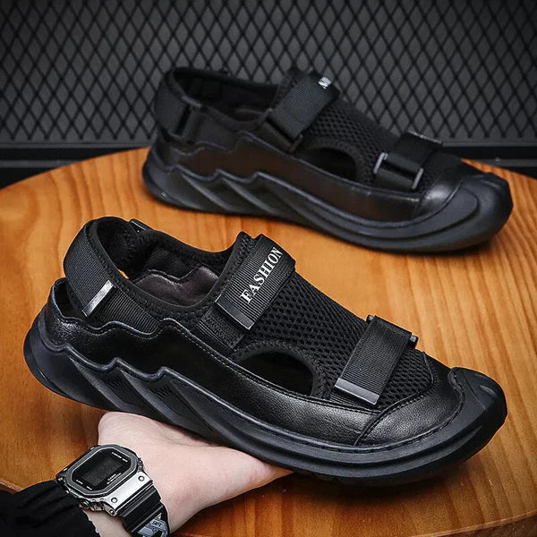 Men's Breathable Closed-Toe Sandals