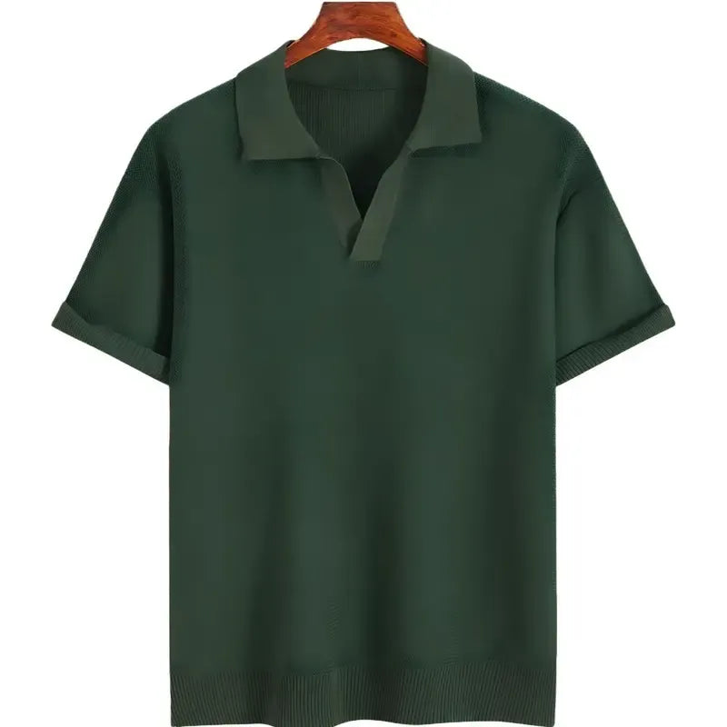 🔥 Limited quantities available, time limited: 57% off! 🎉 Quick-drying short-sleeved T-shirt with a notched lapel for men 💫