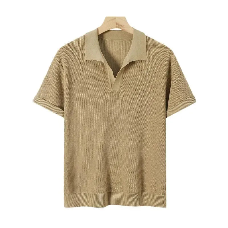 🔥 Limited quantities available, time limited: 57% off! 🎉 Quick-drying short-sleeved T-shirt with a notched lapel for men 💫