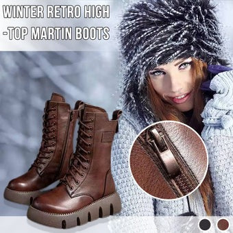 Winter Retro High Top Martin Boots