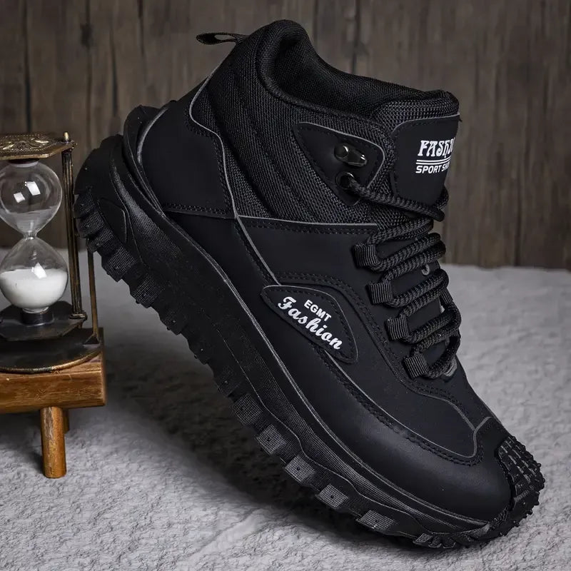 (⏰Limited Time Sale 50% OFF) Men’s Work Hiking Boots – Waterproof, Non-Slip, Puncture and Smash Resistant, Wide Toe, Arch Support – Ideal for Daily Wear and Outdoor Adventures