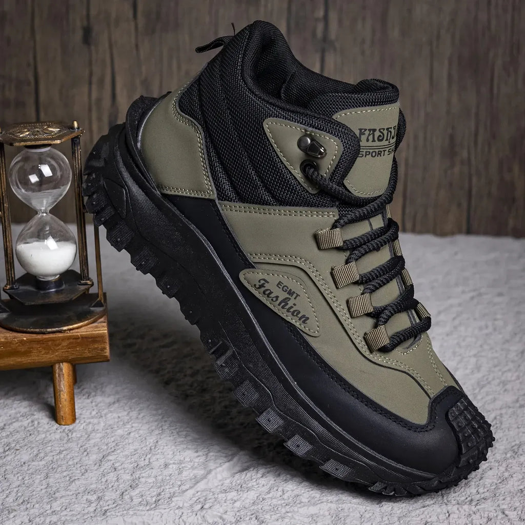(⏰Limited Time Sale 50% OFF) Men’s Work Hiking Boots – Waterproof, Non-Slip, Puncture and Smash Resistant, Wide Toe, Arch Support – Ideal for Daily Wear and Outdoor Adventures