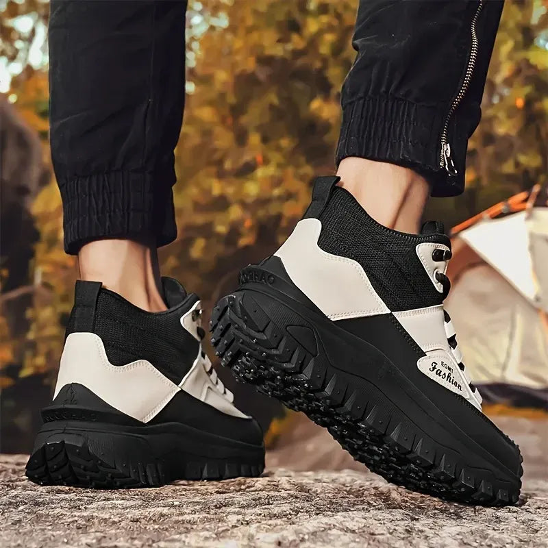 (⏰Limited Time Sale 50% OFF) Men’s Work Hiking Boots – Waterproof, Non-Slip, Puncture and Smash Resistant, Wide Toe, Arch Support – Ideal for Daily Wear and Outdoor Adventures