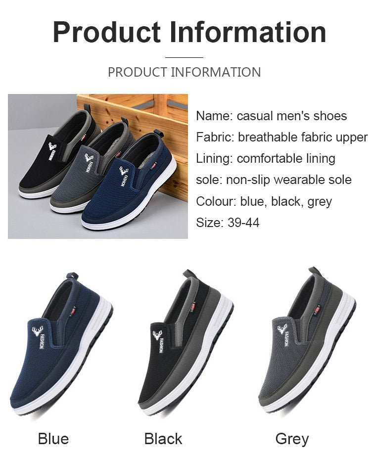 Men's Non-slip Cloth Loafers