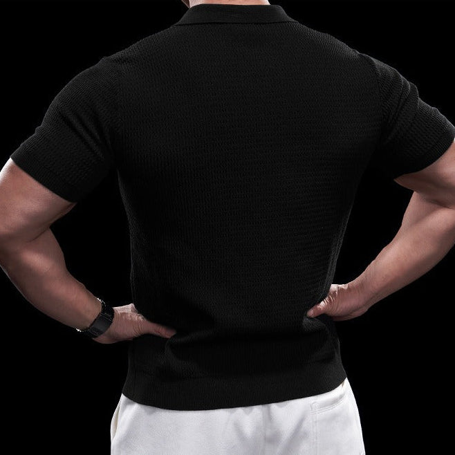 🔥 Limited quantities available, time limited: 57% off! 🎉 Quick-drying short-sleeved T-shirt with a notched lapel for men 💫