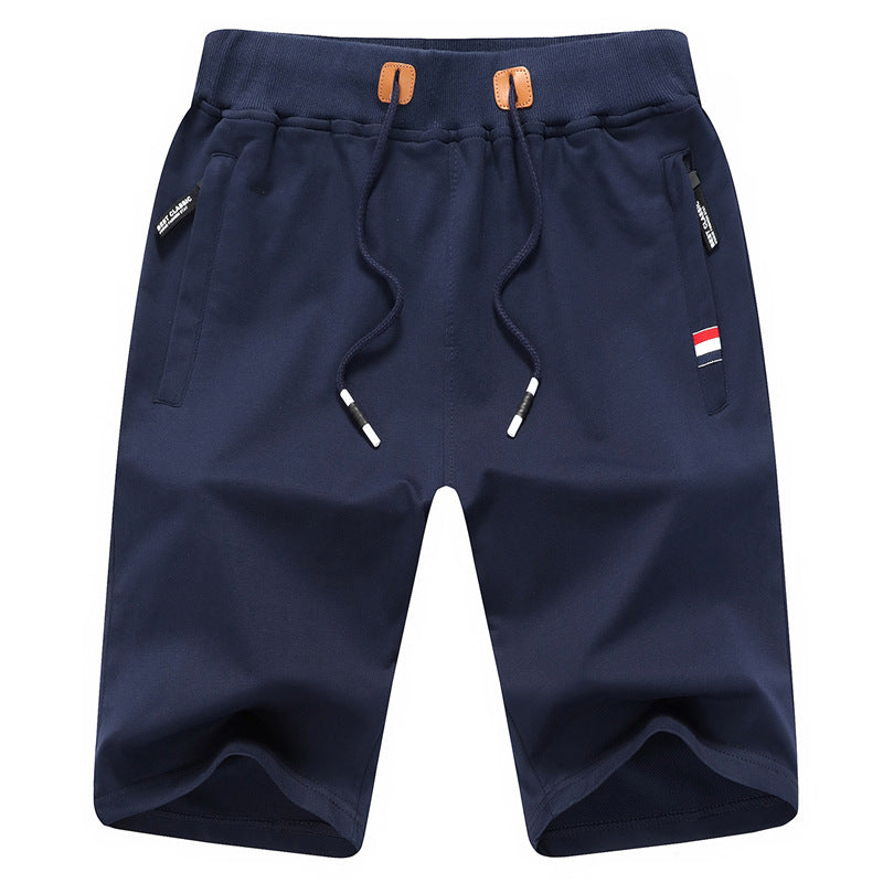 Men's Casual Elastic Waist Drawstring Shorts