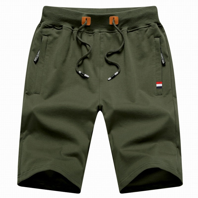 Men's Casual Elastic Waist Drawstring Shorts