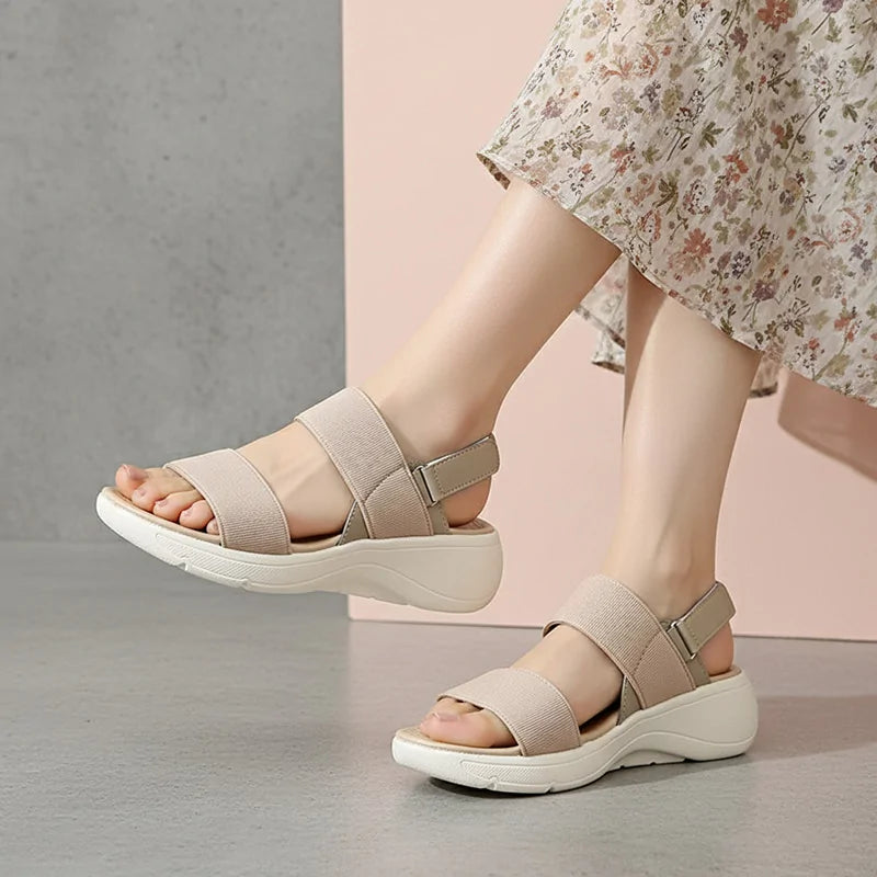 Women's Velcro Platform Sandals