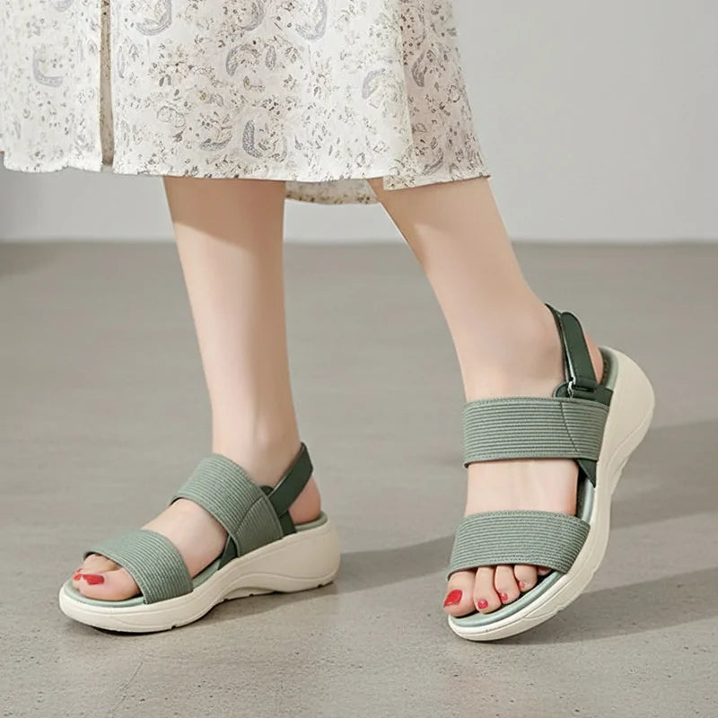 Women's Velcro Platform Sandals