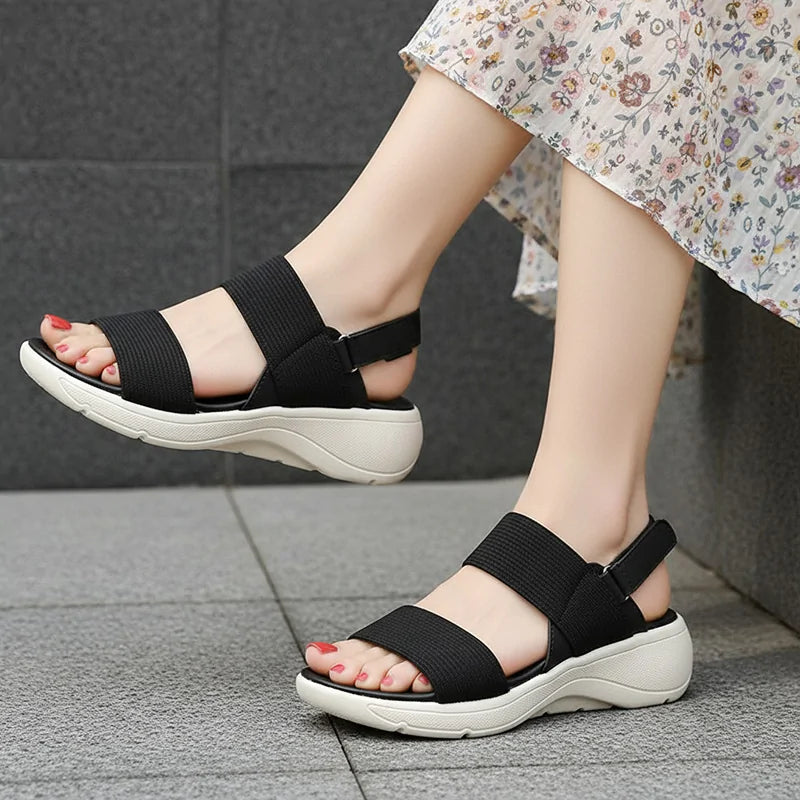 Women's Velcro Platform Sandals