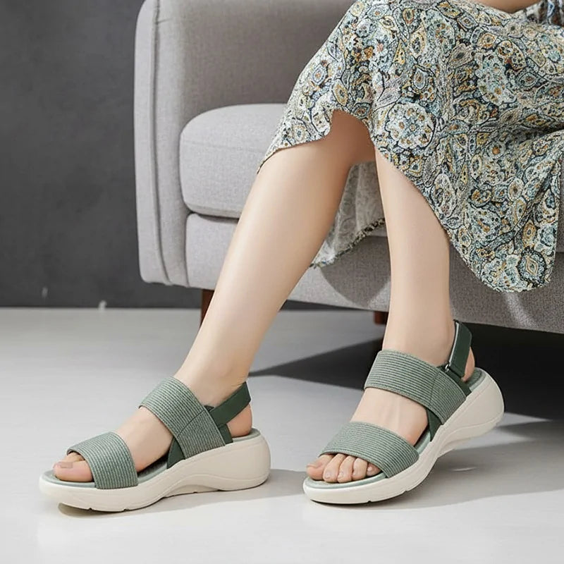 Women's Velcro Platform Sandals