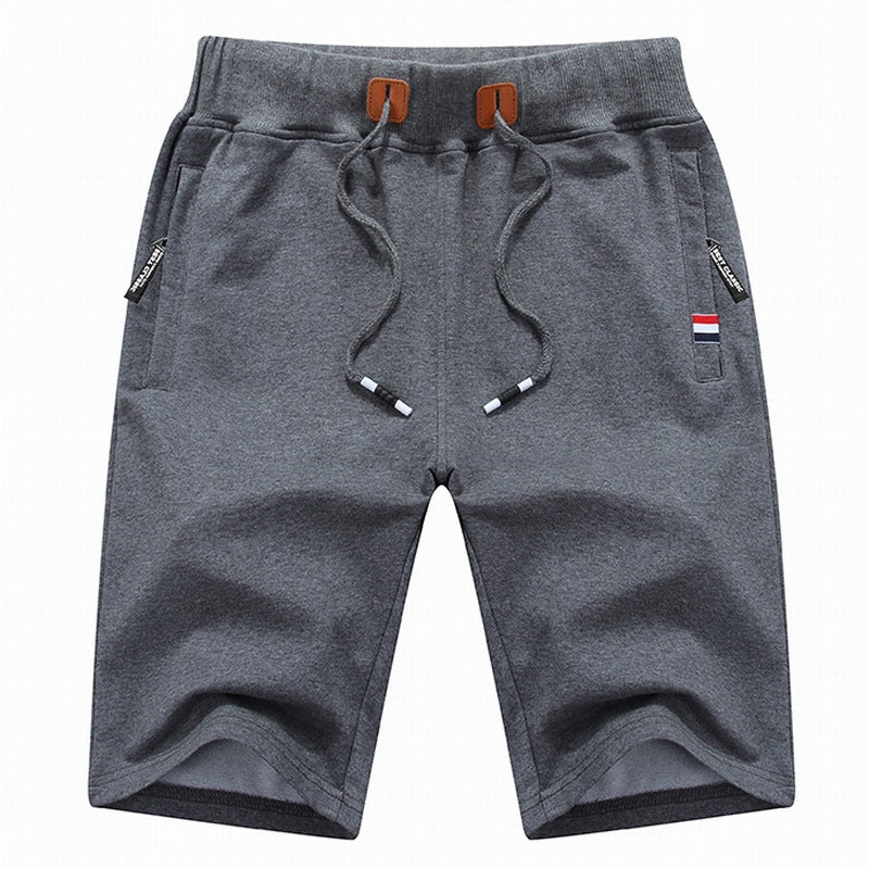 Men's Casual Elastic Waist Drawstring Shorts