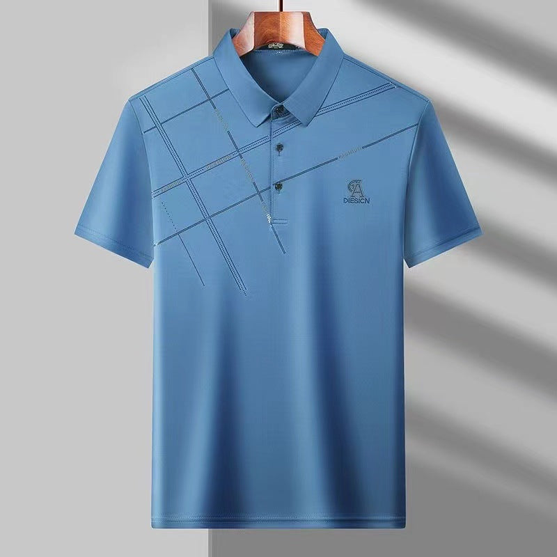 Men's Ice Silk Cool Short Sleeve