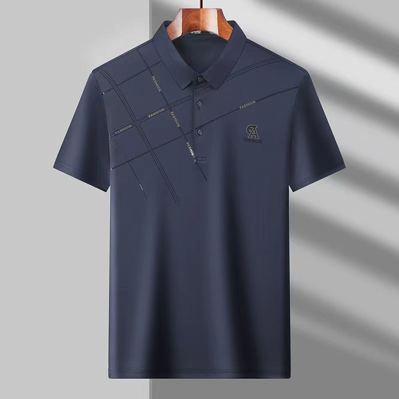 Men's Ice Silk Cool Short Sleeve